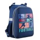 Синий жестко-каркасный ранец Football 1Вересня