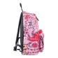 Стильный молодежный рюкзак нежно-розового цвета с принтом 1Вересня