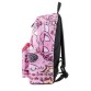 Стильный молодежный рюкзак нежно-розового цвета с принтом 1Вересня