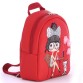 Красный рюкзак для девочки 0618 Alba Soboni