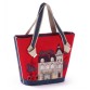 Женская сумка с симпатичной вышивкой Alba Soboni