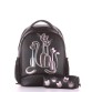 Рюкзак черный с котами Alba Soboni