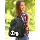 Рюкзак черный для девочек с пандами Alba Soboni