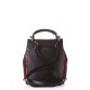 Оригинальный компактный женский чёрно-красный рюкзак Alba Soboni