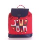 Рюкзак красный с клапаном Alba Soboni