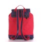 Рюкзак красный с клапаном Alba Soboni