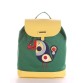 Рюкзак зелений з веселою аплікацією Alba Soboni