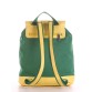 Рюкзак зеленый с весёлой аппликацией Alba Soboni