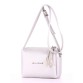 Маленькая сумка-клатч серебряного цвета Alba Soboni