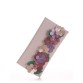 Клатч на кисть с  цветочной аппликацией французский серый Alba Soboni