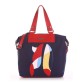 Красно синяя вместительная сумка Alba Soboni