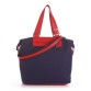 Красно синяя вместительная сумка Alba Soboni