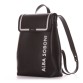Рюкзак с клапаном черного цвета Alba Soboni