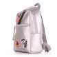 Невеликий міський рюкзак срібного кольору Alba Soboni