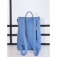 Тонкий рюкзак бежевий з блакитним Alba Soboni