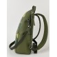 Оливкова сумка рюкзак з красивим вишитим візерунком. Alba Soboni