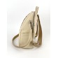 Женская рюкзак-сумка бежевого цвета Alba Soboni