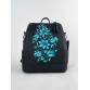Сумка-рюкзак з красивим візерунком. Alba Soboni