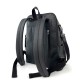 Черная с узором сумка-рюкзак с карманом для ноутбука 13.6 Alba Soboni