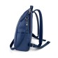 Синя сумка-рюкзак з візерунком з кишенею для ноута 13.6 Alba Soboni