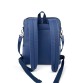 Синя сумка-рюкзак з візерунком з кишенею для ноута 13.6 Alba Soboni