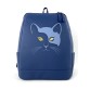 Синий рюкзак с кориком и отделением для ноутбука 15.6 Alba Soboni