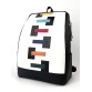 Рюкзак с отделением для ноутбука 15.6 черно-белый  Alba Soboni