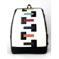 Рюкзак із відділенням для ноутбука 15.6 чорно-білий Alba Soboni