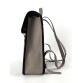 Светло-серый женский рюкзак с клапаном Alba Soboni