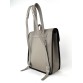 Светло-серый женский рюкзак с клапаном Alba Soboni