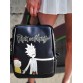 Модный рюкзак Рик и Морти черного цвета Alba Soboni