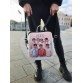 Міський рюкзак для дівчат BTS білий Alba Soboni
