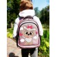 Рожевий шкільний рюкзак alba soboni
