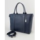 Темно-синя містка сумка з кишенею для планшета та ноутбука Alba Soboni