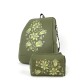 Комплект - сумка-рюкзак та косметичка оливкового кольору Alba Soboni
