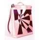 Рожевий рюкзак з візерунком на лицьовій стороні Alba Soboni
