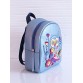 Дитячий рюкзак блакитного кольору з візерунком совушка Alba Soboni