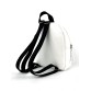 Красивый детский рюкзак белого цвета Alba Soboni