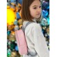 Детский розовый рюкзак с кроликом Alba Soboni