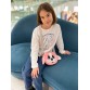 Розовая детская сумка в виде мордочки пёсика Alba Soboni