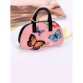 Брелок сумочка с бабочками розовая Alba Soboni
