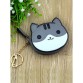 Брелок міні сумочка кішка з вушками сіра Alba Soboni