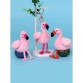 Брелок мягкая игрушка фламинго розовый Alba Soboni