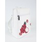 Рюкзак білого кольору з аппліцкаціей Alba Soboni