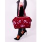 Бордовая сумка для ношения на плече Alba Soboni