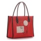 Вместительная красная женская сумка Alba Soboni