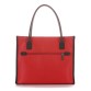 Вместительная красная женская сумка Alba Soboni