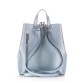 Сумка-рюкзак бело-голубого цвета Alba Soboni
