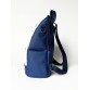 Сине-белая сумка-рюкзак с узором Alba Soboni