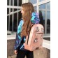 Рюкзак шкільний рожевий-перламутр Alba Soboni